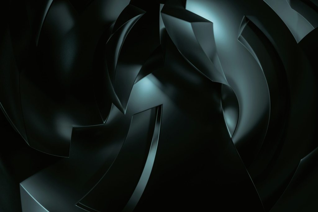 a black and white photo of a circular object